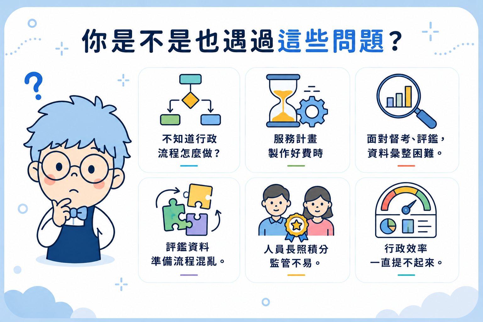 長照單位常見行政困擾